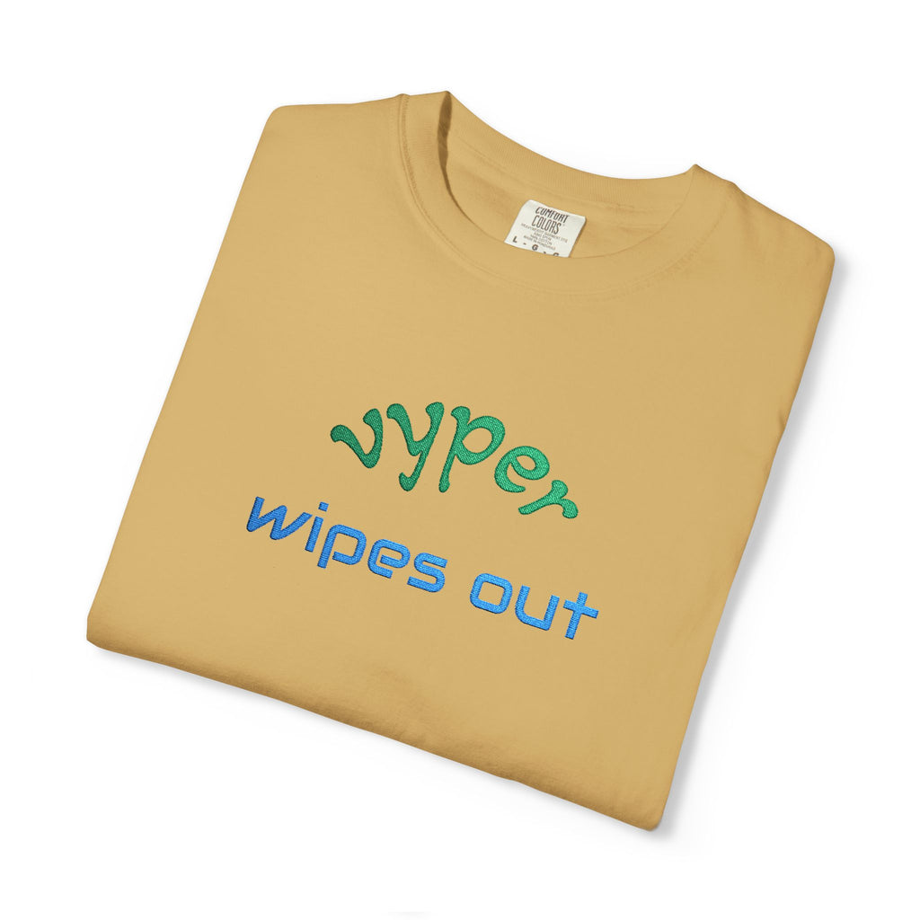 Vyper Wipes Out Graphic Tee — Retro Gamer Surf-Style amodary Logo T-Shirt