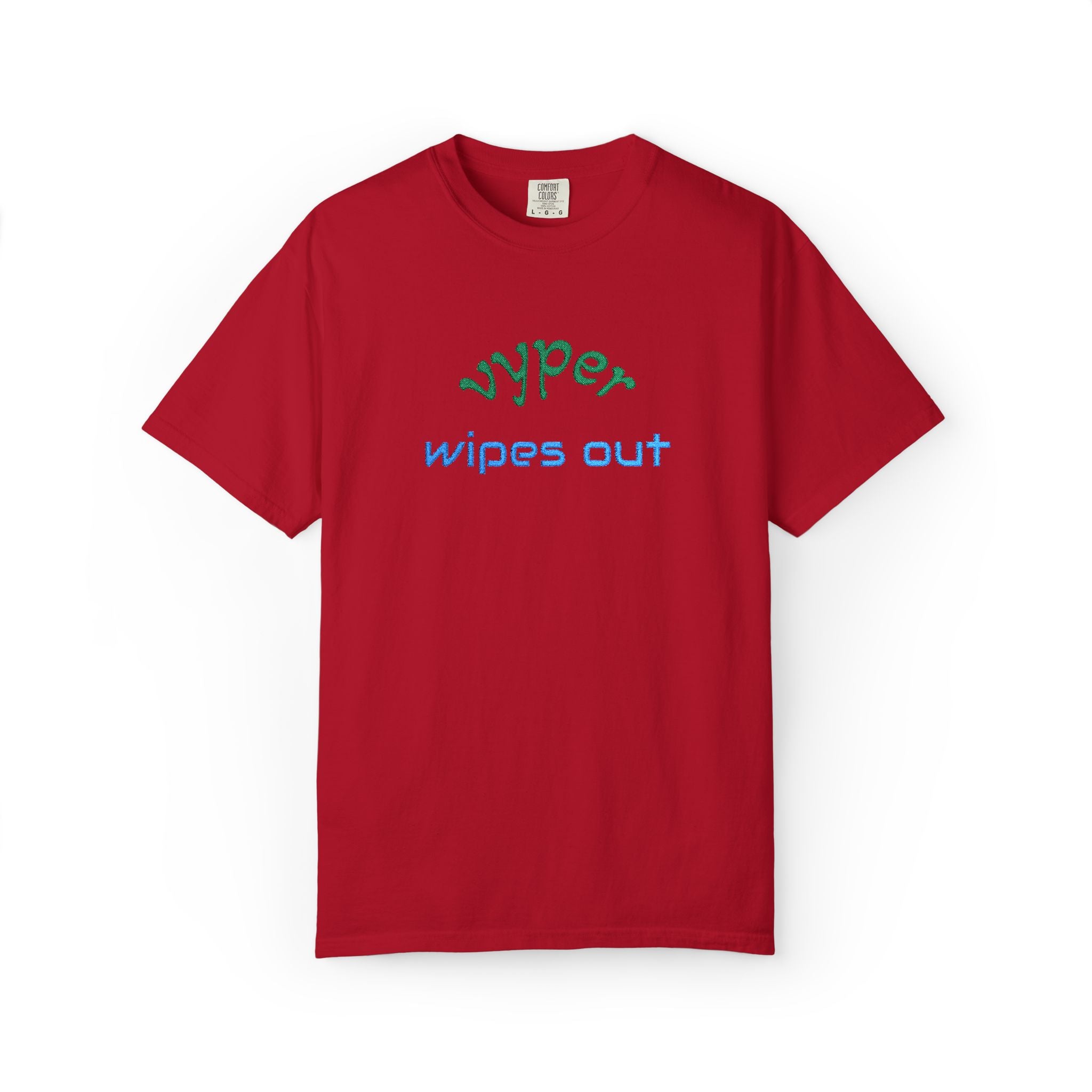Vyper Wipes Out Graphic Tee — Retro Gamer Surf-Style amodary Logo T-Shirt