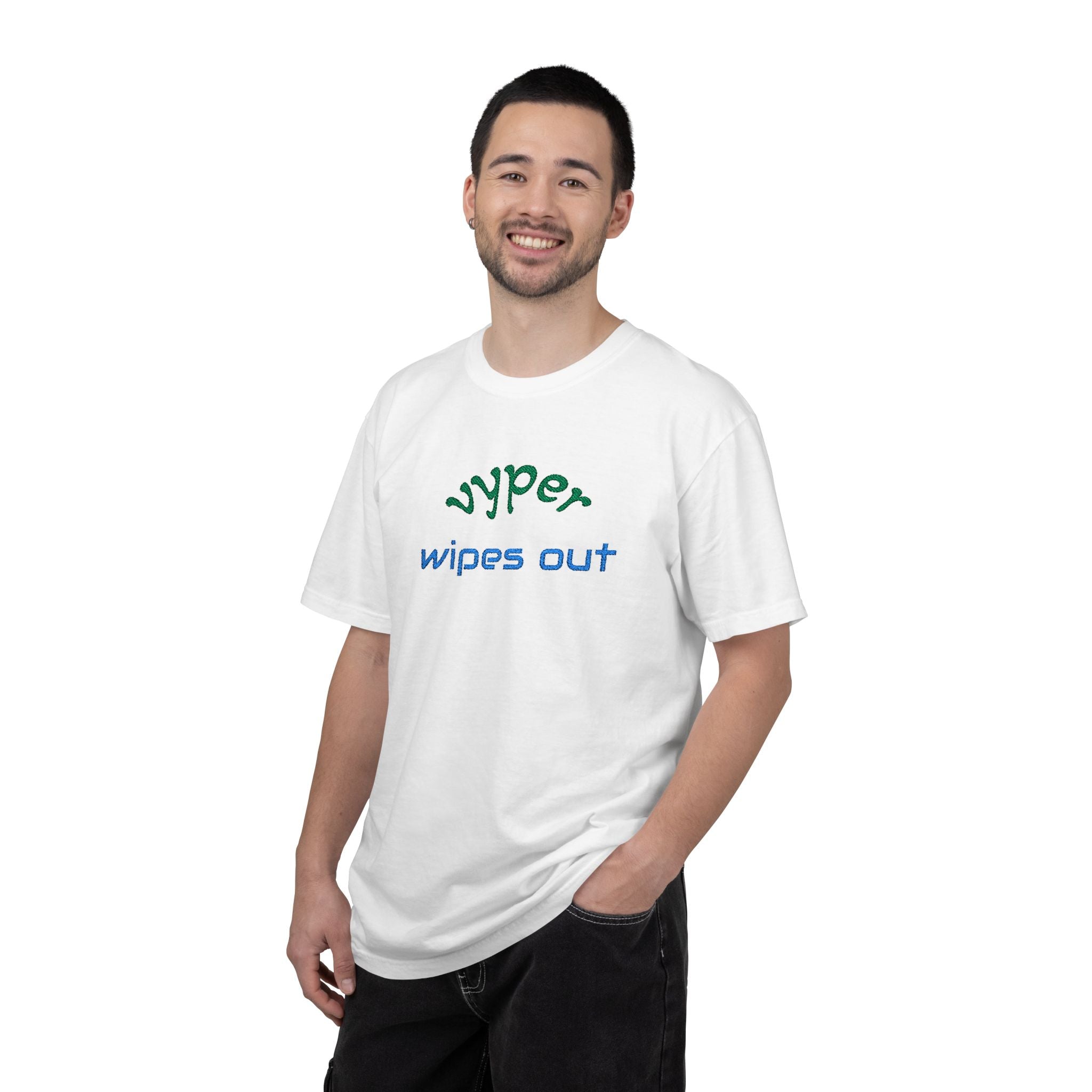 Vyper Wipes Out Graphic Tee — Retro Gamer Surf-Style amodary Logo T-Shirt