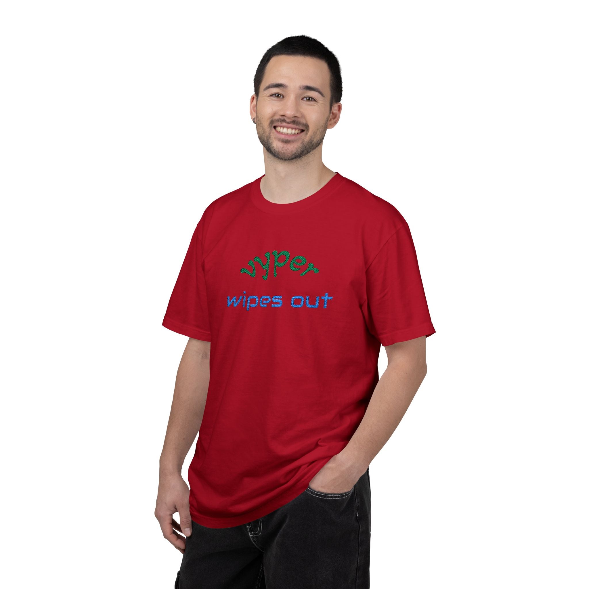 Vyper Wipes Out Graphic Tee — Retro Gamer Surf-Style amodary Logo T-Shirt