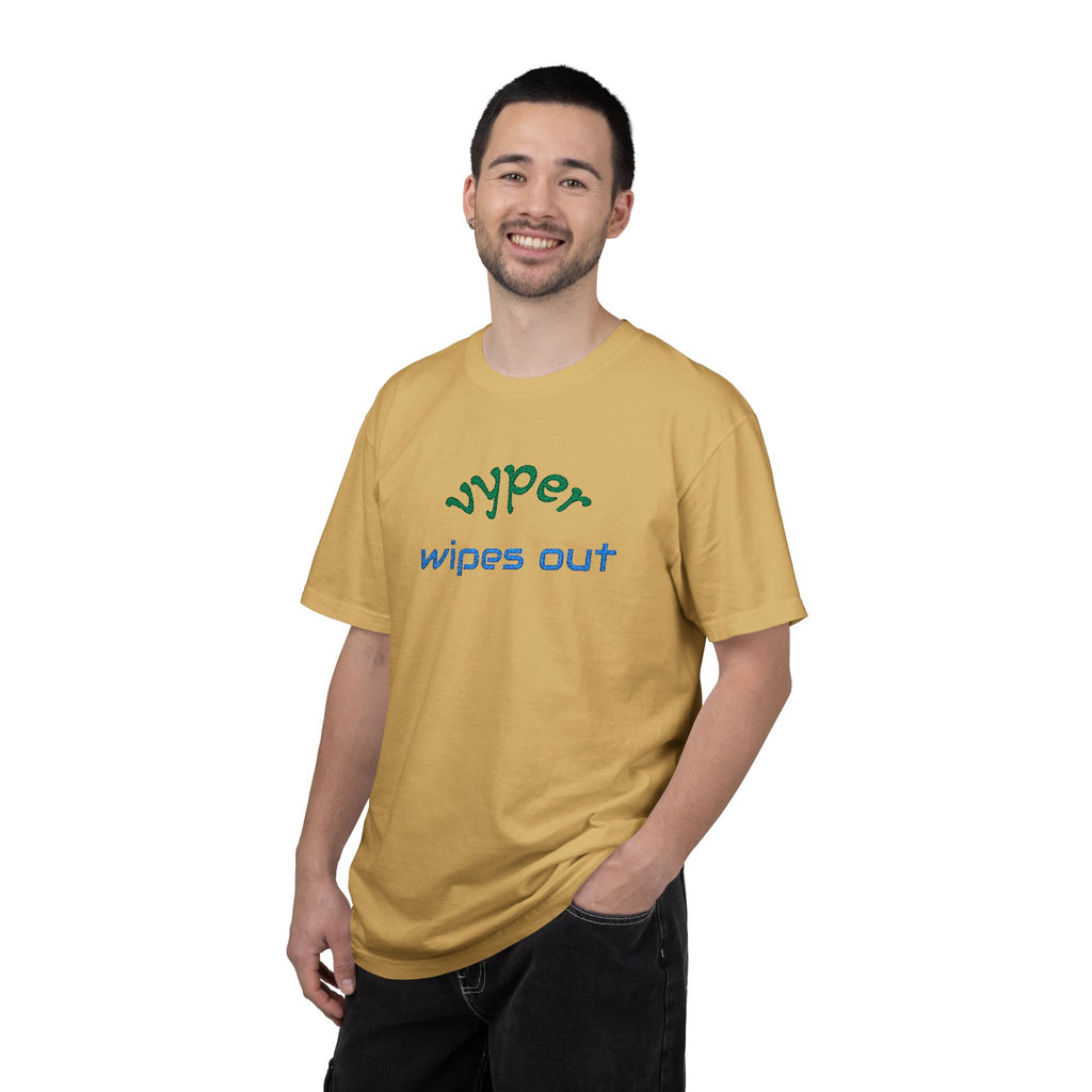 Vyper Wipes Out Graphic Tee — Retro Gamer Surf-Style amodary Logo T-Shirt