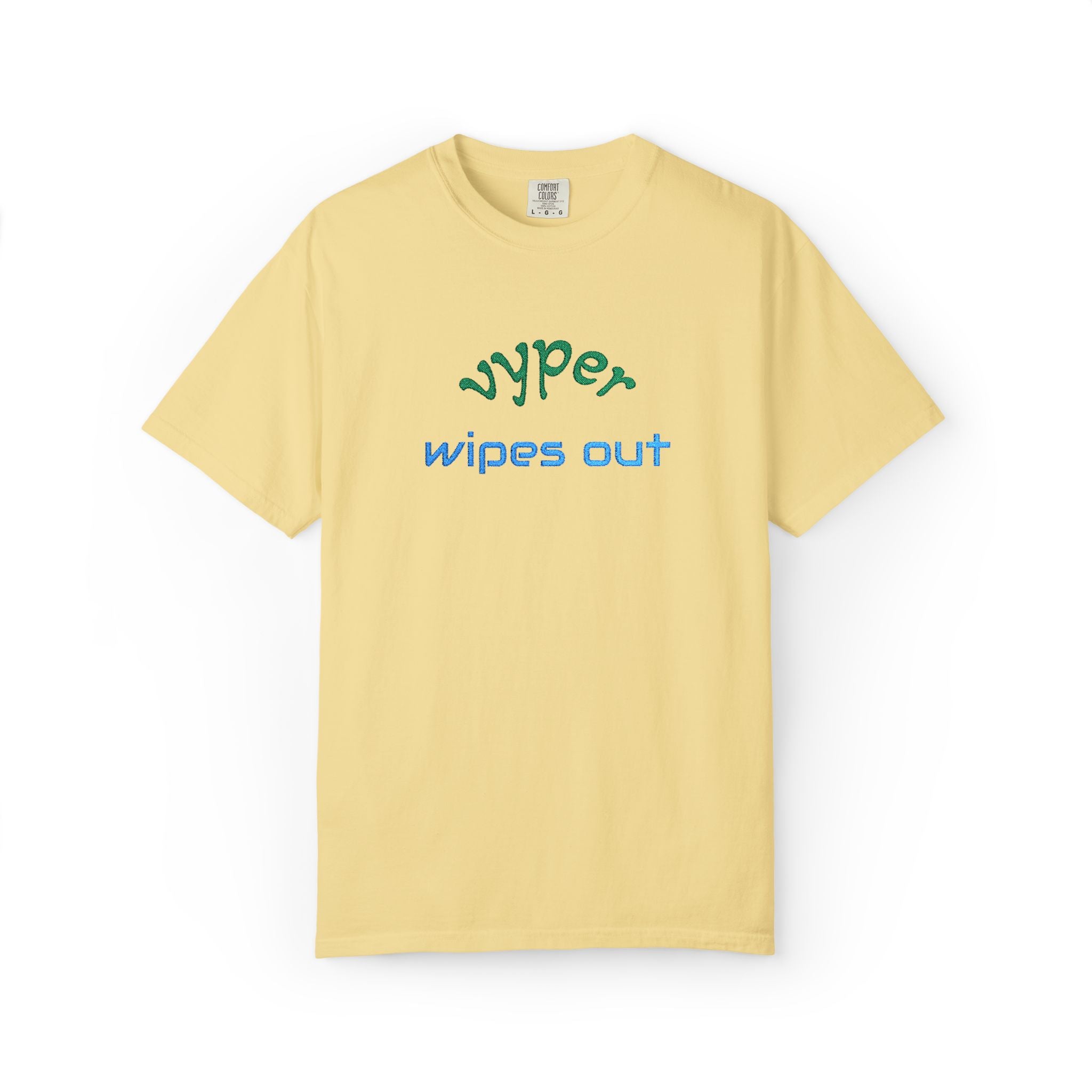 Vyper Wipes Out Graphic Tee — Retro Gamer Surf-Style amodary Logo T-Shirt