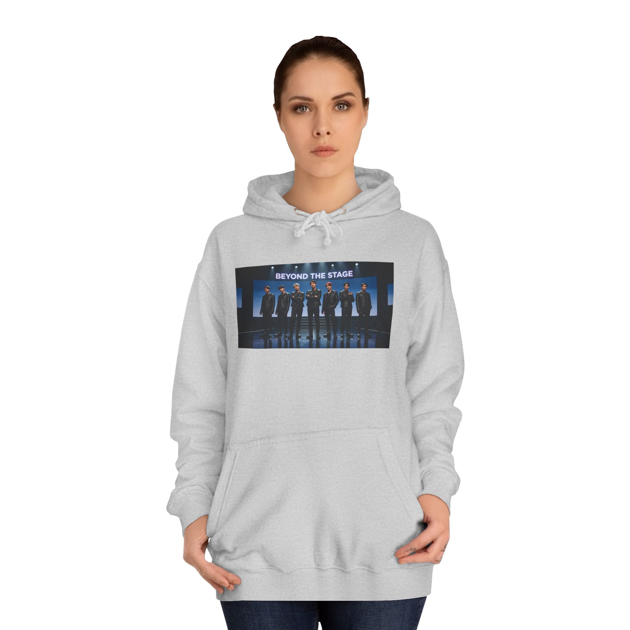BTS College Hoodie — 'Beyond the Stage' Photo Pullover